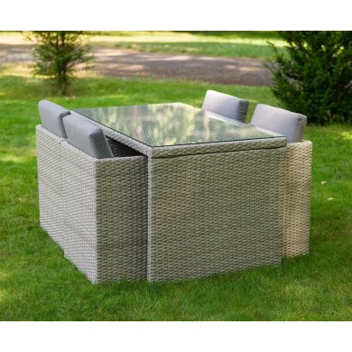 Комплект садових меблів Meven MONTREAL Сірий - 3 Комплект садових меблів Meven MONTREAL Сірий MV-5245-MONTREAL фото - 3