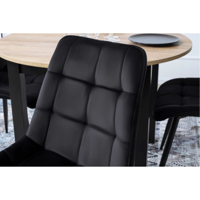 Обідній комплект меблів Mebel Elit HARRY RIO | Дуб рив'єра / Чорний HARRY/DR/CZ/S/RIO/CZ/V/Z4/K фото - 13