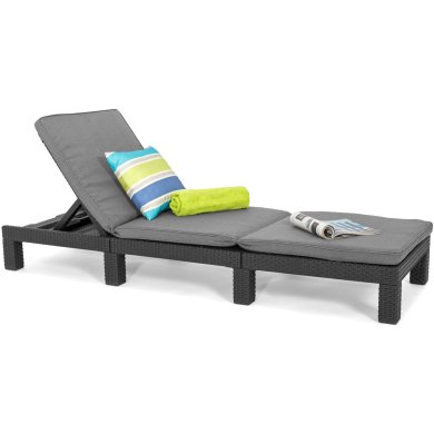Складаний шезлонг Keter DAYTONA DELUXE Графіт 252223 фото - 7