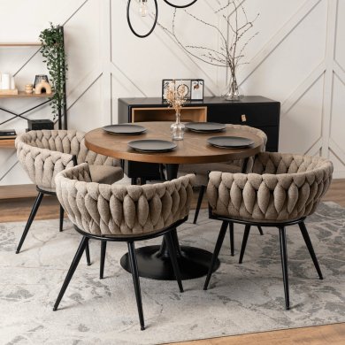 Обеденный стул Mebel Elit EMPOLI Бежевый - 7 Обеденный стул Mebel Elit EMPOLI Бежевый ME.EMPOLI/BZ/T/K фото - 7