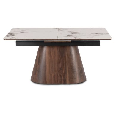 Раскладной обеденный стол Mebel Elit LIZBONA Marmur Белый ME.LIZBONA/BM/O/CER/S160-200 фото - 3