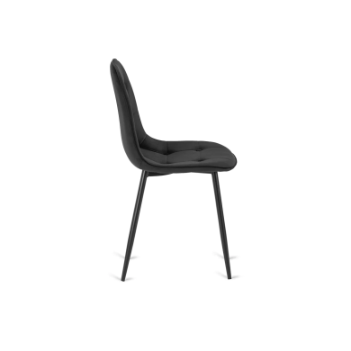 Обідній стілець Mebel Elit ARIS Welur Чорний aris/cza фото - 5