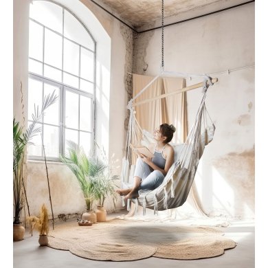 Подвесное кресло-гамак RODOS 2 Экрю - 5 Подвесное кресло-гамак RODOS 2 Экрю 5.02.211651 фото - 5