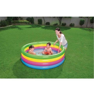 Надувной детский бассейн Bestway 51117 157х46 см Разноцветный BES51117 фото - 2