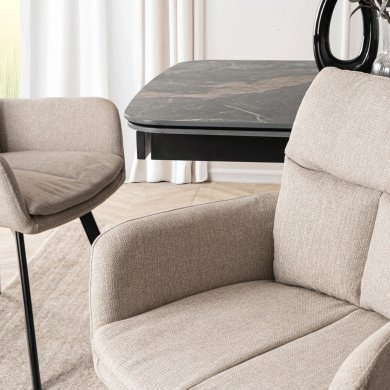 Обеденный стул поворотный Mebel Elit CORTADO Бежевый ME.CORTADO/BZ/CZ/T/K фото - 8