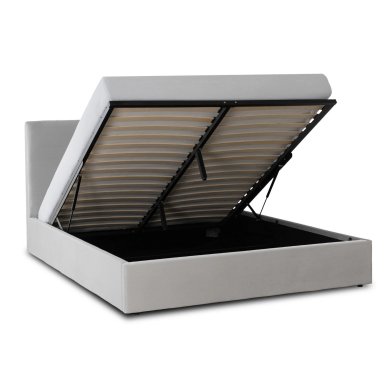 Кровать Mebel Elit MARSYLIA Welur 140x200 см Серый ME.MARSYLIA/140/P/V/LOZZPOJ фото - 6