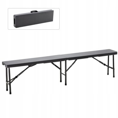 Складная туристическая скамья Garden Line ZUM0971 Антрацит ZUM0971