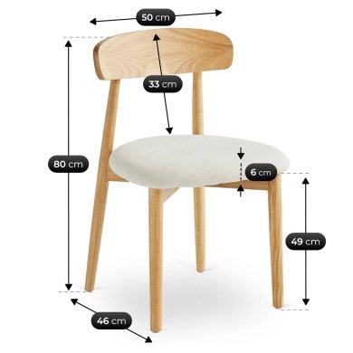 Обідній стілець Mebel Elit ALVIN Дуб ME.ALVIN/BZ/D/T/K фото - 10