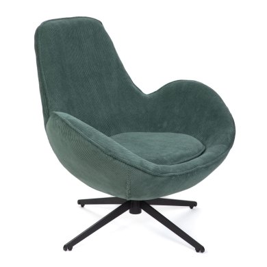 Кресло мягкое поворотное Homla LUNAIRE VELVET Зеленый 227088