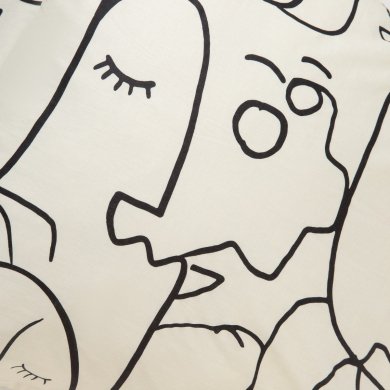 Комплект постельного белья Homla MILOS 200x220 см Кремовый 209982 фото - 2