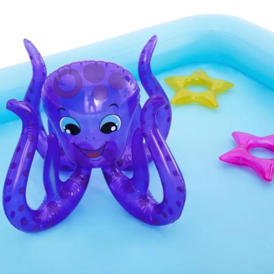 Надувной детский бассейн Bestway 53052 FANTASTIC AQUARIUM 239х206x86 см Голубой BES53052 фото - 13