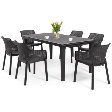 Садовий стіл Keter FUTURA Графіт - 4 Садовий стіл Keter FUTURA Графіт 206978 фото - 4