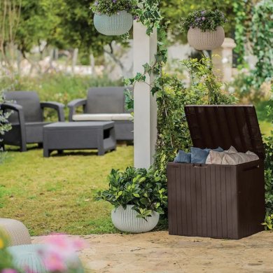 Садовый ящик Keter CITY 113 л Коричневый 246942 фото - 5