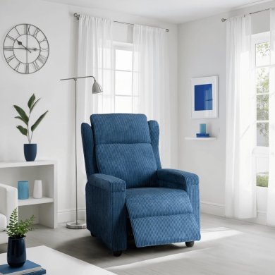 Кресло мягкое раскладное с реклайнером Mebel Elit SPENCER Velvet Синий ME.SPENCER/GR/SZTR/FW фото - 15