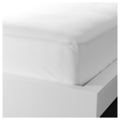 IKEA Простирадло на резинці FARGMARA 90x200 см Білий (ИКЕА ФЭРГМОРА) 40347730 фото - 3