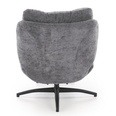 Кресло мягкое поворотное с подставкой Halmar PESTO Пепельный V-CH-PESTO-FOT-POPIELATY фото - 6