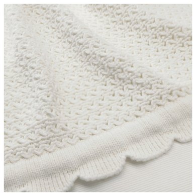 IKEA Плед GULSPARV 70х90 см Білий (ИКЕА GULSPARV) 40427109 фото - 2