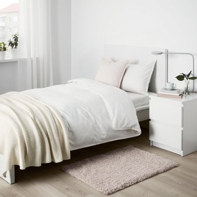 IKEA Килим LINDKNUD 60x90 см Бежевий (ИКЕА ЛИНДКНУД) 80426278 фото - 3