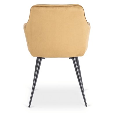 Обеденный стул Mebel Elit MODESTO Welur Горчичный ME.MODESTO/BR/CZ/V/K фото - 4