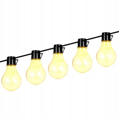 Декоративна гірлянда на сонячній батареї Garden Line 20 LED 3,8 м Теплий-білий - 2 Декоративна гірлянда на сонячній батареї Garden Line 20 LED 3,8 м Теплий-білий SOL3620 фото - 2