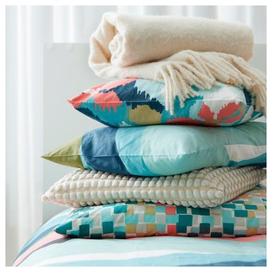 IKEA Декоративная наволочка GAFFELBRAKEN 65х65 см Разноцветный (ИКЕА ГАФФЕЛЬБРЕЙКЕН) 90592644 фото - 4