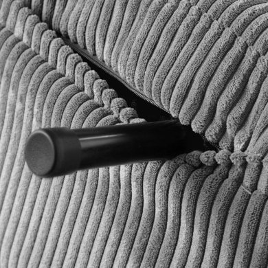 Крісло м'яке розкладне Homla SOLACE Velvet Сірий 222999 фото - 9