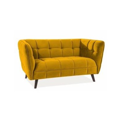 Диван Signal Castello 2 Velvet | Каррі / Венге (Bluvel 68) CASTELLO2V68