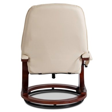 Кресло мягкое массажное с подставкой Mebel Elit CANO Бежевый ME.CANO/BZ/E/FW фото - 4