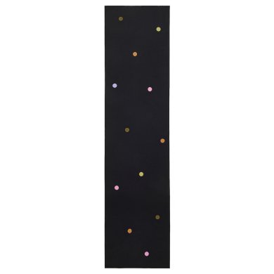 IKEA Покривало MAVINN 45x180 см Чорний (ИКЕА МАВИНН) 90574961