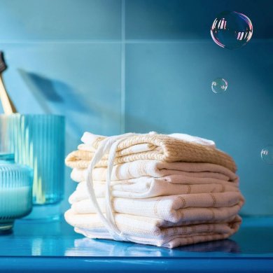 Набір кухонних рушників Homla HERIETT 30x30 см 4 шт Бежевий - 5 Набір кухонних рушників Homla HERIETT 30x30 см 4 шт Бежевий 231411 фото - 5