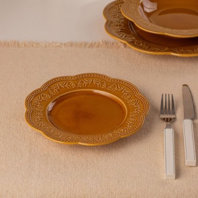 Десертная тарелка Homla SALTIS 20 см Янтарный 241377 фото - 6