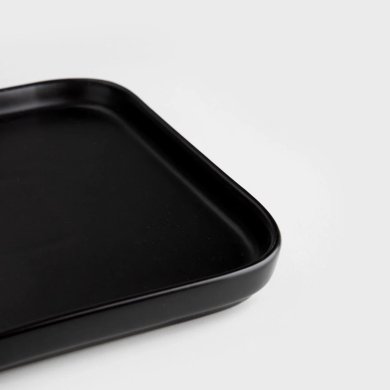 Десертна тарілка Homla TOSAL 19 см Чорний - 4 Десертна тарілка Homla TOSAL 19 см Чорний 232431 фото - 4