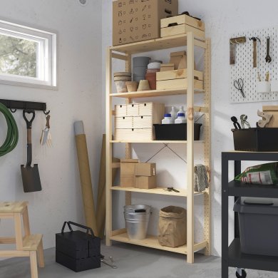 IKEA Стеллаж IVAR Дерево (ИКЕА ИВАР) 89404578 фото - 5