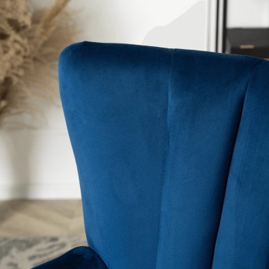 Кресло мягкое Mebel Elit MALLO Welur Синий ME.MALLO/GR/V/FW фото - 9