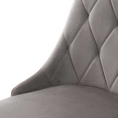 Обідній стілець Homla LOUIS QUILTER Welur Сірий 213963 фото - 5