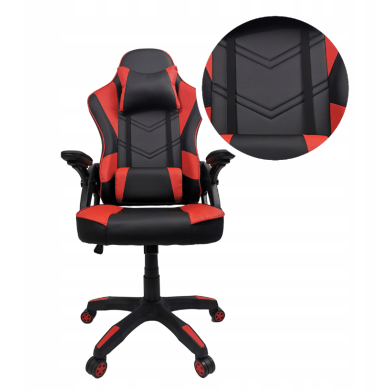 Геймерське крісло Kontrast KG105 Червоний - 10 Геймерське крісло Kontrast KG105 Червоний 5.90.20249 фото - 10