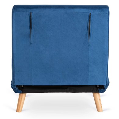 Кресло мягкое раскладное Mebel Elit MARRY Welur Синий - 8 Кресло мягкое раскладное Mebel Elit MARRY Welur Синий ME.MARRY/GR/DNAT/T/FW фото - 8