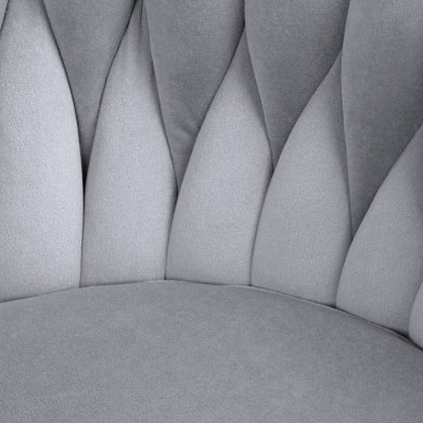 Обідній стілець Homla PRINSSI Welur Сірий 219357 фото - 6