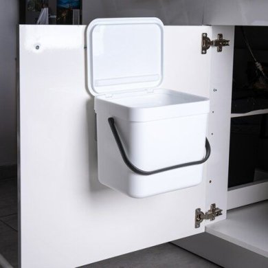 Мусорный контейнер Duka BIN 7 л | Белый 2220006 фото - 5