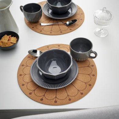 IKEA Сервірувальний килимок SVARTVIDE 35 см Коричневий (ИКЕА СВАРТВИДЕ) 60550810 фото - 4