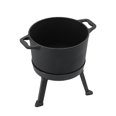 Чугунный котелок 3в1 Garden Line BBQ5930 8 л Черный BBQ5930 фото - 4