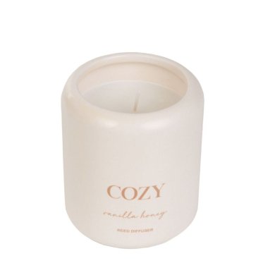 Ароматична свічка Homla COZY Vanilla Honey 260 г Білий 234185