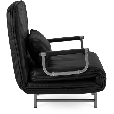 Крісло м'яке розкладне Mebel Elit DARK Чорний ME.DARK/CZ/T/FW фото - 3