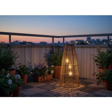 Декоративный светильник на солнечной батарее Garden Line LAP0213 Коричневый LAP0213 фото - 3