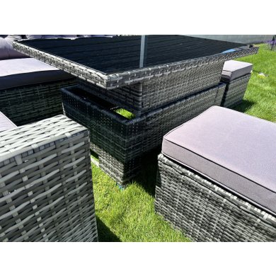 Комплект садових меблів Favora MARINE Сірий - 7 Комплект садових меблів Favora MARINE Сірий WS538 фото - 7