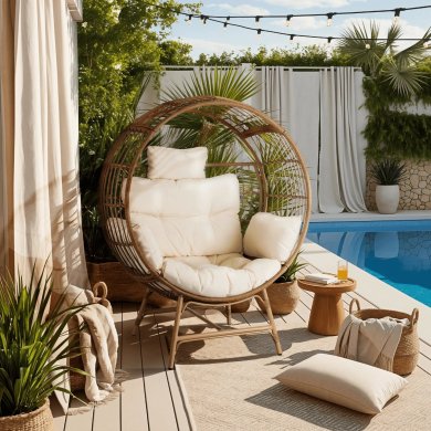 Садовое кресло Mebel Elit TAMPA Дерево ME.TAMPA/BZ/NAT/T/FW фото - 11