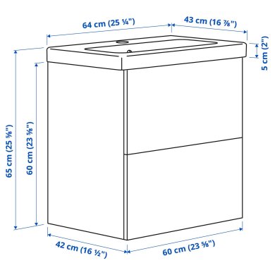 IKEA ENHET / TVALLEN (ИКЕА ENHET/TVALLEN) 49613343 фото - 4