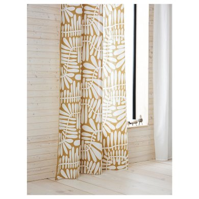 IKEA Штори MAJSMOTT 145х300 см 2 шт Принт (ИКЕА МЕЙСМОТТ) 10556503 фото - 5
