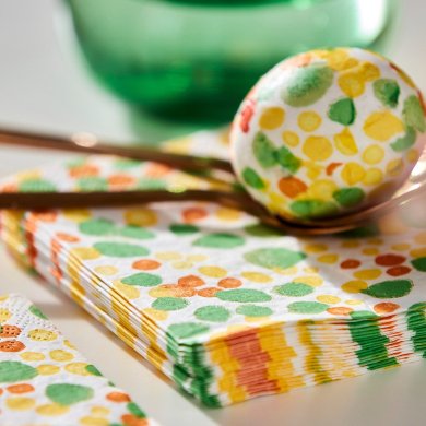 Набір серветок TJARLEK 24х24 см 30 шт Принт - 3 IKEA Набір серветок TJARLEK 24х24 см 30 шт Принт (ИКЕА ТЬЯРЛЕК) 90587082 фото - 3