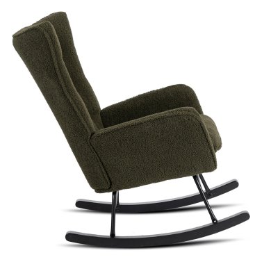 Кресло-качалка мягкое Mebel Elit JACKSON Boucle Зеленый ME.JACKSON/Z/CZ/TB/FW фото - 3